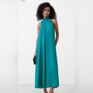 Banana Republic Teal Maxi Dress